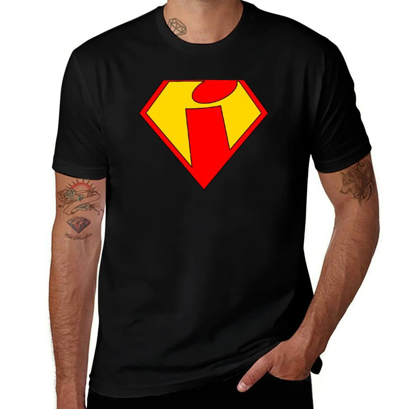 

Infoman T-Shirt man t shirts graphic t shirts for man cotton soft T-Shirt