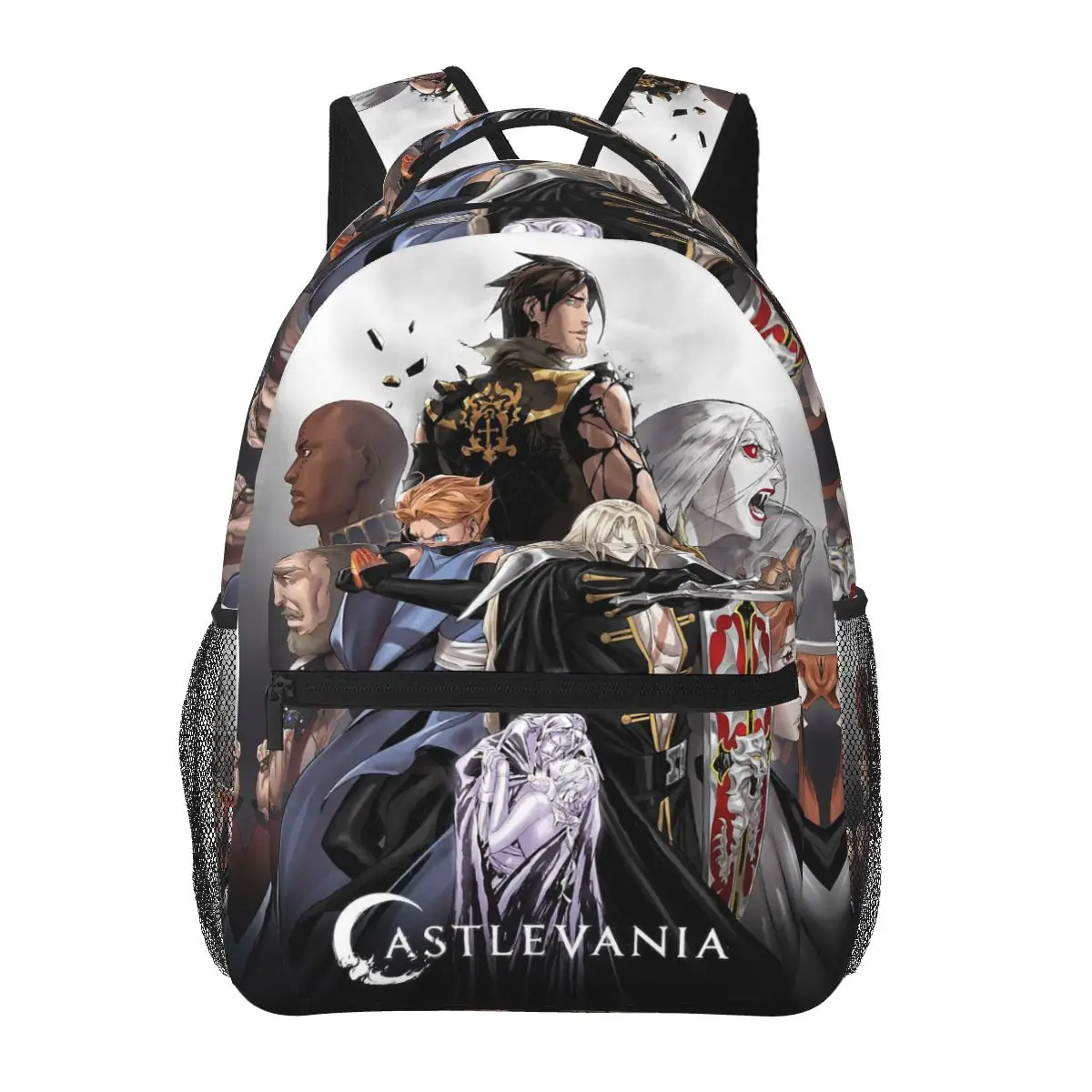 

Japanese Anime Castlevania Backpacks Boys Girls Bookbag Children School Bags Cartoon Laptop Rucksack Shoulder Bag Large Capacity