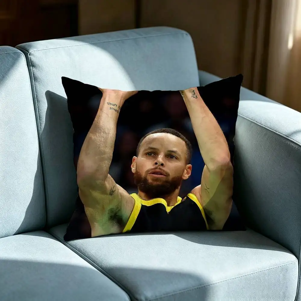 Stephen Curry Double-sided printed pillow cover Solid color minimalist pillowcase, fits all bedroom styles