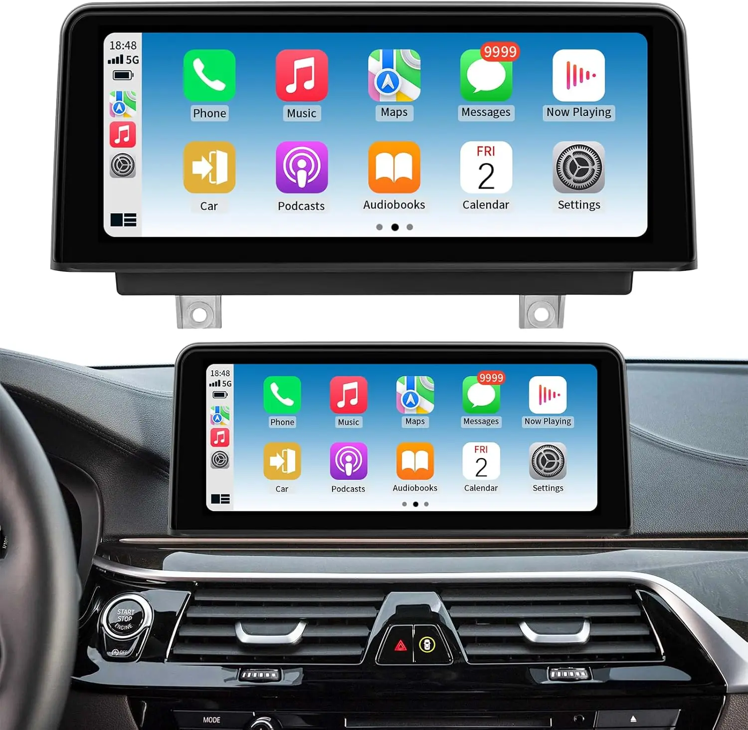 

Wireless CarPlay/Android Auto 10.25 Inch Touchscreen for BMW 3/4 Series F30/F31/F32/F33/F34/F35/F36 (2013-2015) with NBT System,