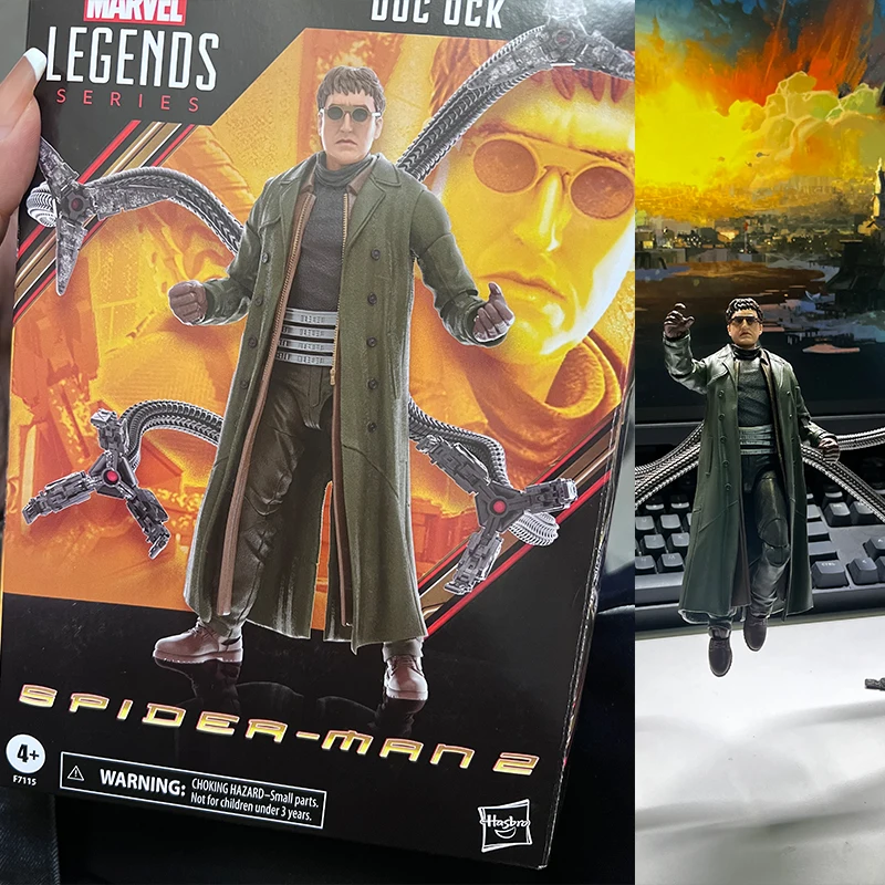 Genuine Marvel Legends Spiderman Series F7115 Doctor Octopus Action Figure Film Version Action Figure Toys Collectible Kid Gift