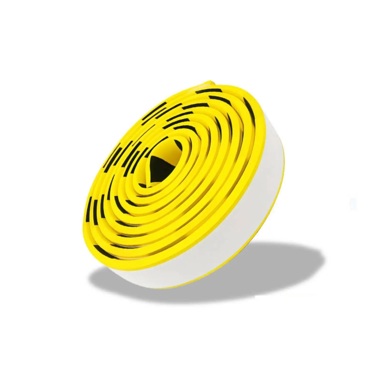 Self Adhesive Foam Bumper Strip Impact Absorbing NBR Rubber Protector High Visibility for Garage Workshop
