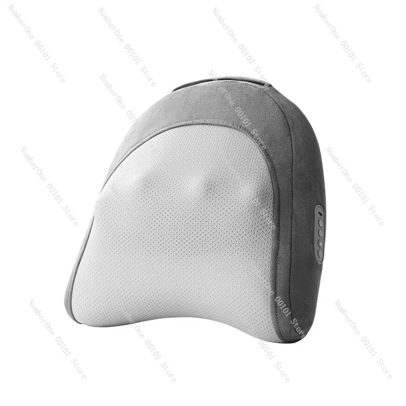 Wireless Massage Pillow, Deep Tissue Relaxation Cushion, Lumbar Support Massager, Portable Home Massage Device with Remote