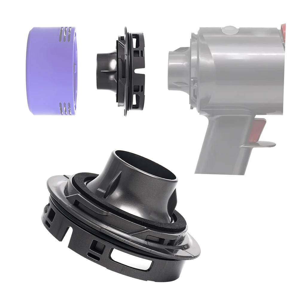 Aggiorna la sostituzione della copertura posteriore del motore del filtro posteriore per l'accessorio della custodia del motore dell'aspirapolvere Dyson V7 V8 per la pulizia della casa