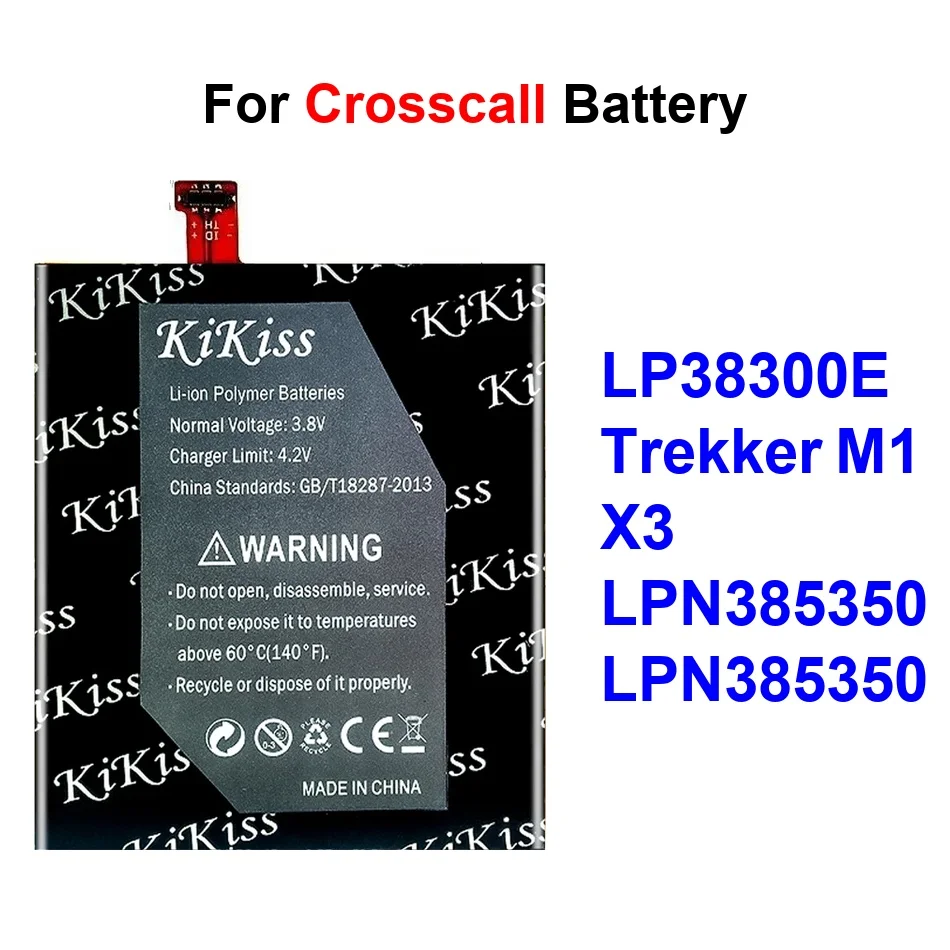 

Mobile Phone Battery Long Lasting LP38300E LPN385350 3500-4250Mah For Crosscall Trekker M1 X3