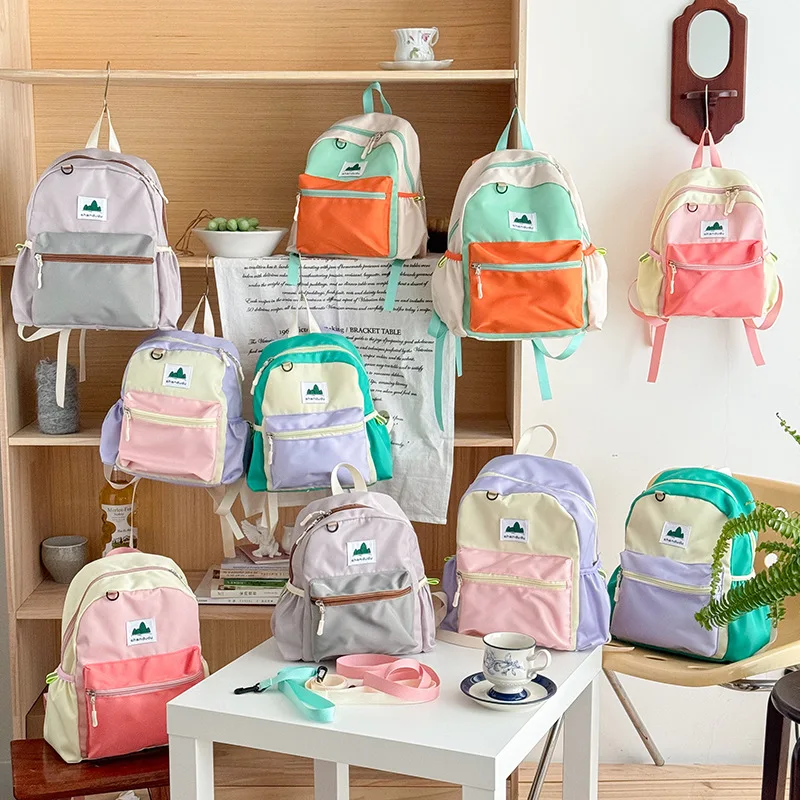 Kindergarten Elementary School Bags Students Backpacks Fashionable Cute Backpacks Trendy Designer Bags Cartoon Backpacks Mochila