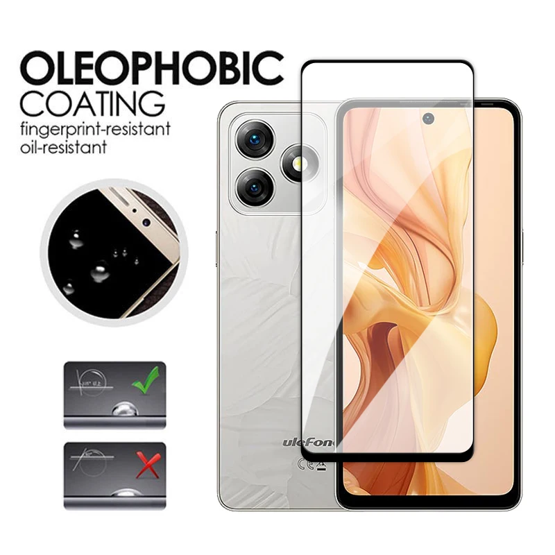 For Ulefone Note 18 Ultra Glass For Ulefone Note 18 Ultra 5G Tempered Glass 6.78 inch 2.5D Full Cover Glue HD Screen Protector