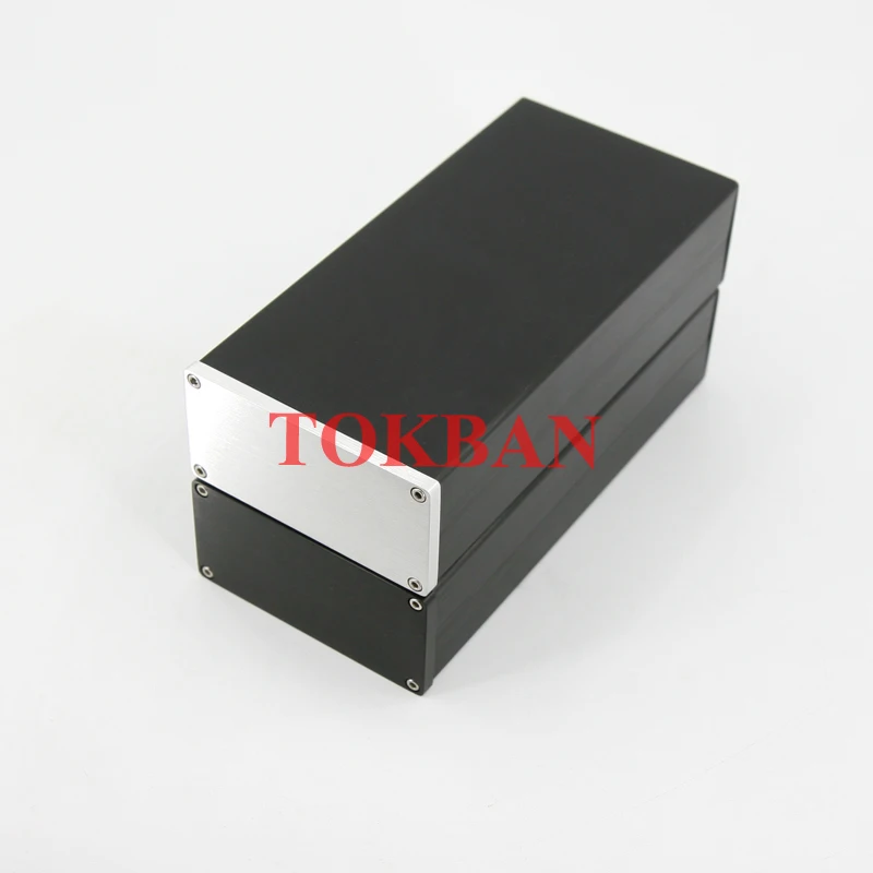 Tokban Audio 1005 102*50*208mm Aluminium Power Supply, Headphone Amplifier Chassis Enclosure DIy Amp Case Shell