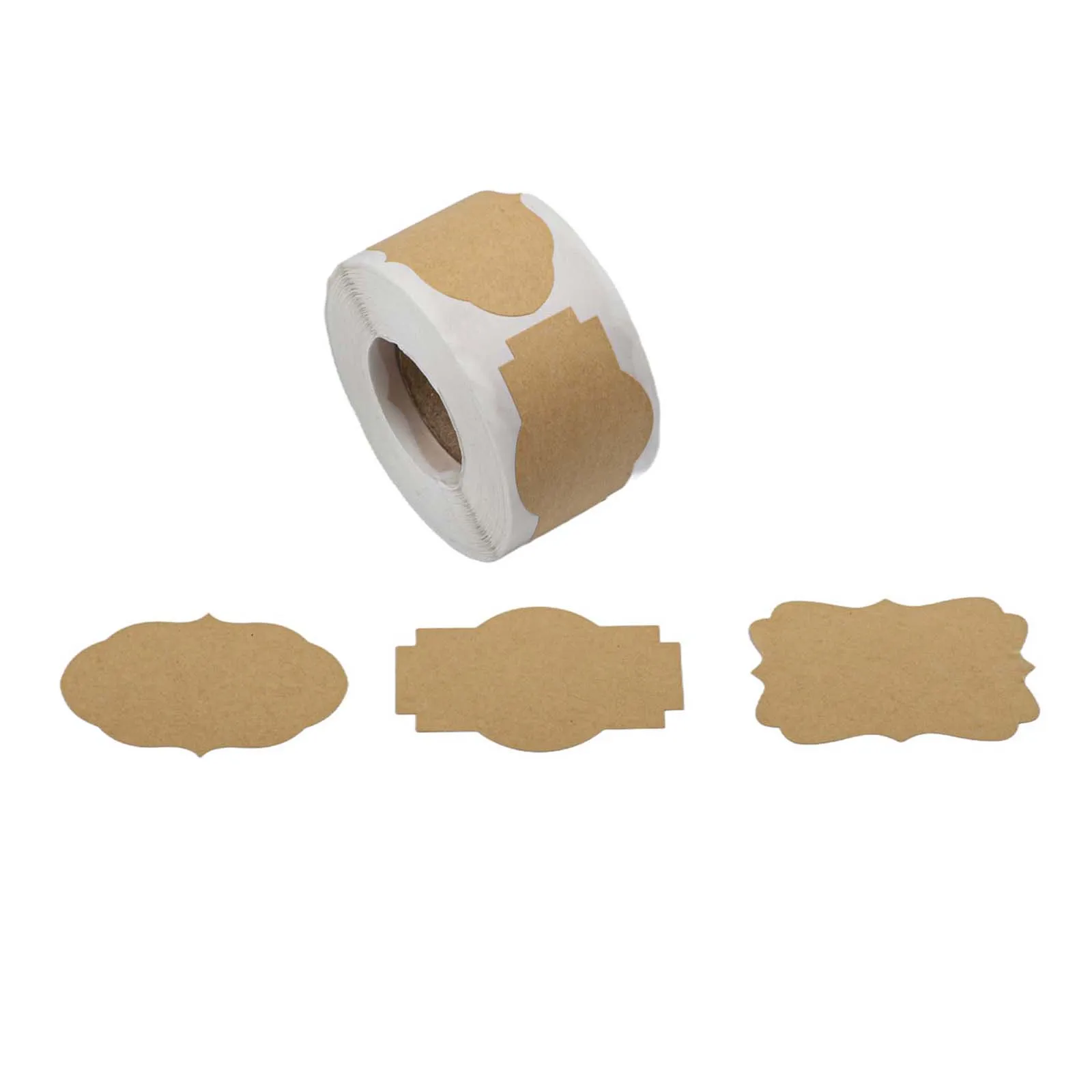 DIY Label for blank Paper Packaging Label Sticker Stationery Sticker Vintage for blank Wedding Tag 300PCS Roll