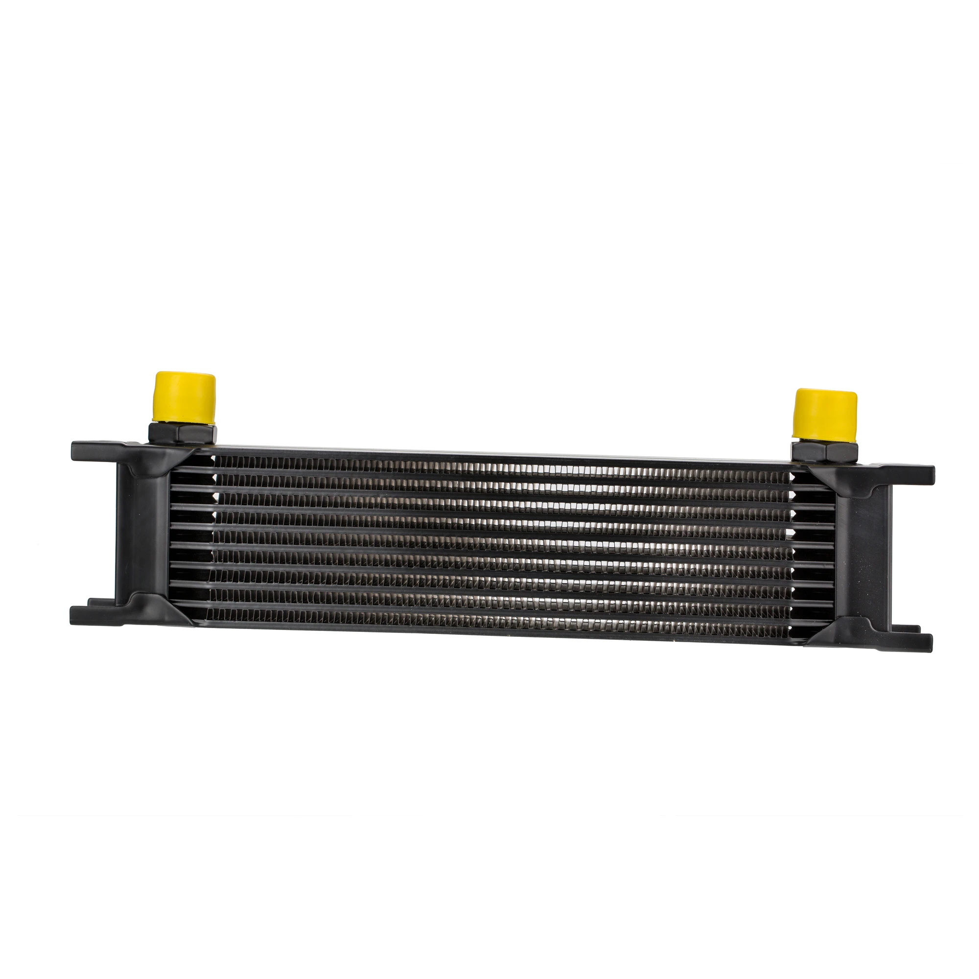 Oil Cooler Kit 10 Rows Car Engine Cooling Aluminum Radiator Universal Cooler +Nylon Braided Rubber AN10 Hose Fittings