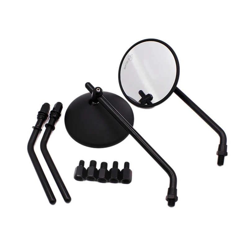 

Universal Classic Retro Mirrors Round Motorcycle Rearview Side Mirrors ​for Cruiser Chopper Cafe Racer