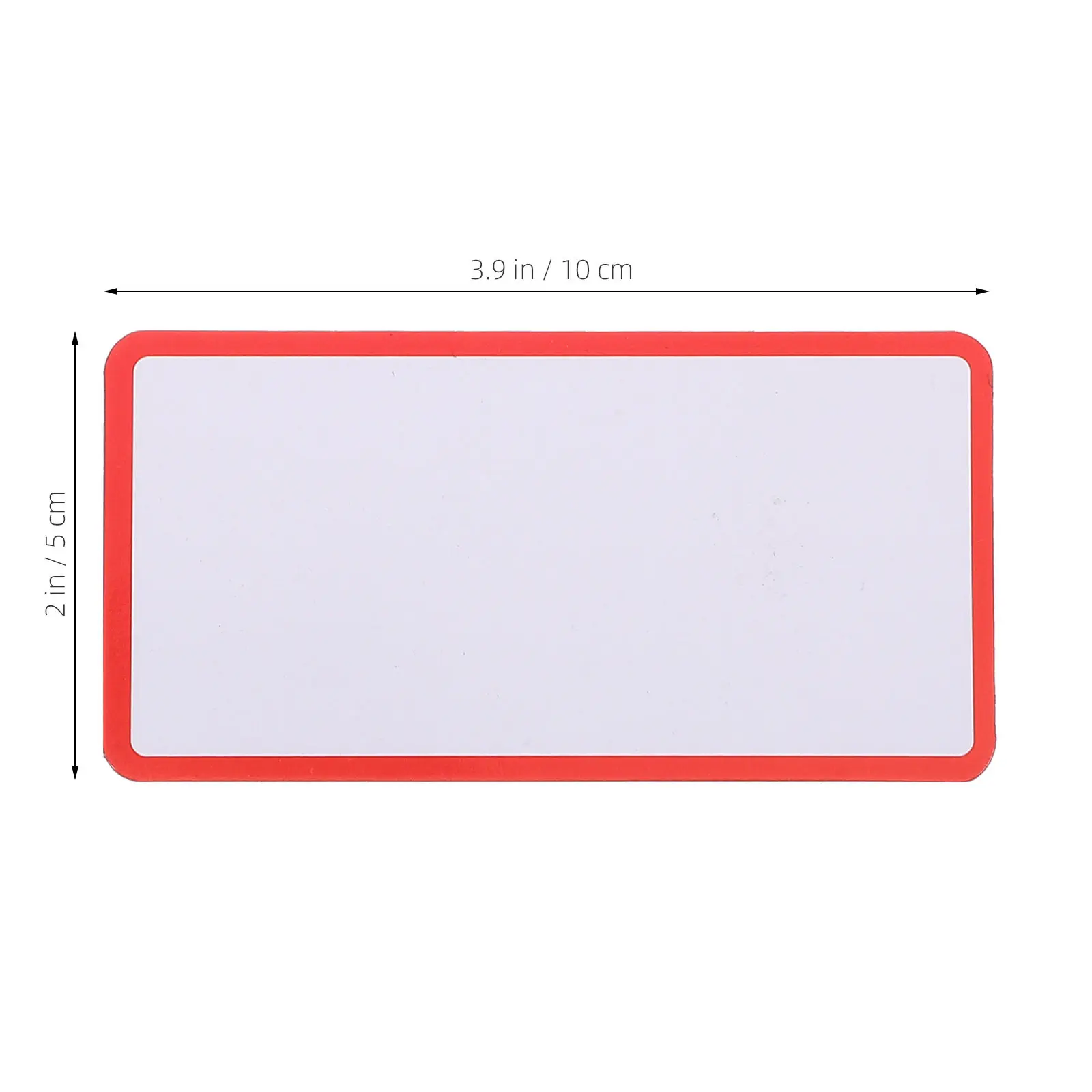 24Pcs Dry Erase Magnetic Labels Reusable Name Tags for Whiteboard Refrigerator Office Classroom Kitchen Metal Surfaces Coated