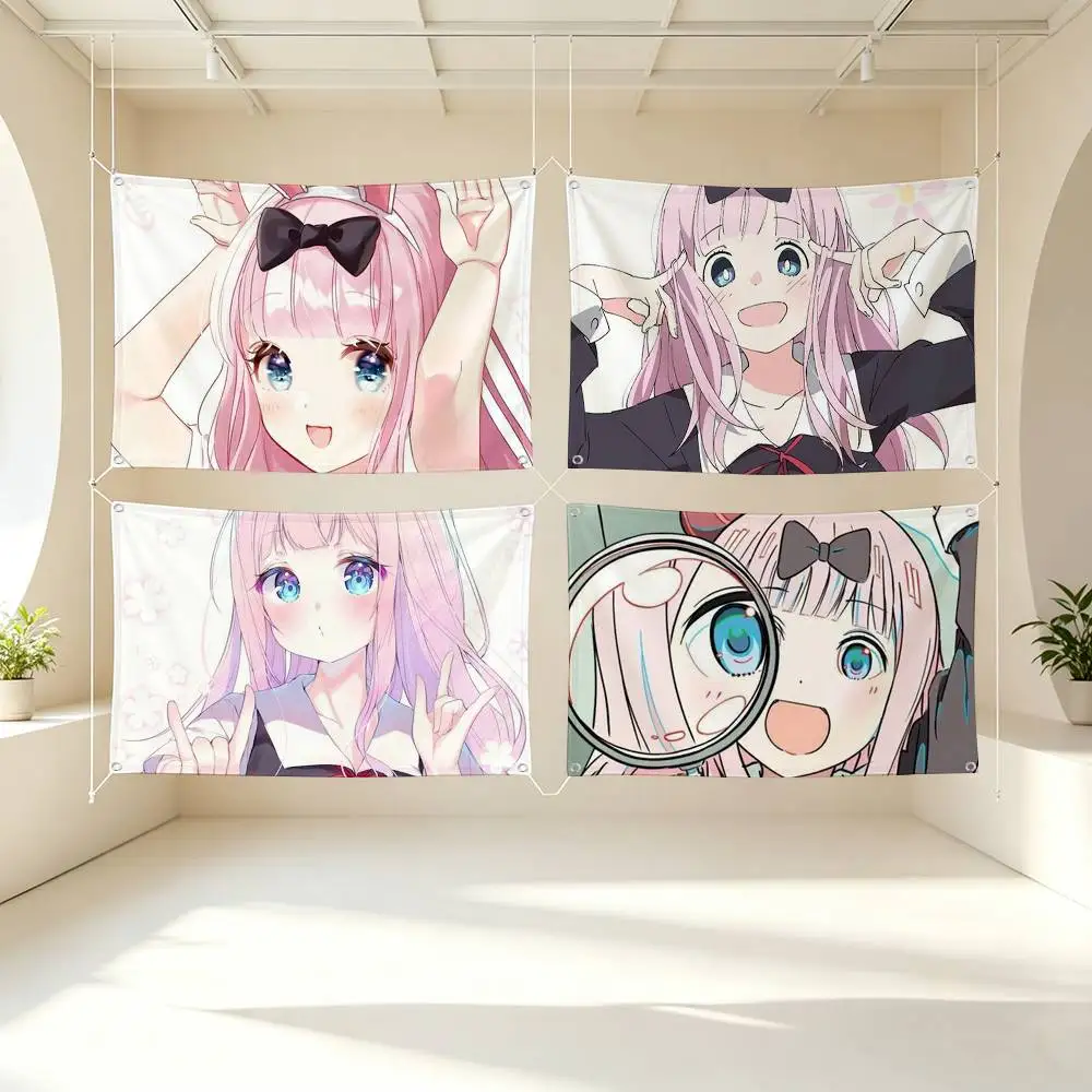Chika Fujiwara Flags for Bedrooms Home Decor Items Outdoor Decors Garage Decoration Flaga