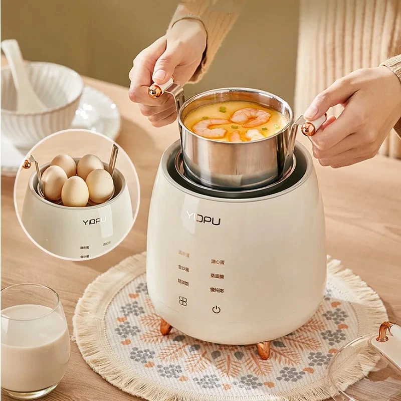 400W Household Smart Egg Cooker Fast Breakfast Machine Multi-functional Reservation Porridge/Rice Cooker Automatic Power Off