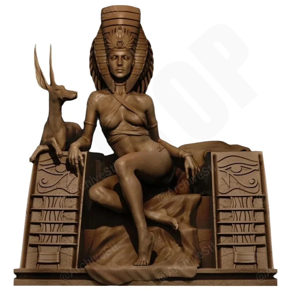 

1/24 3d Printing Model Kit Queen CleopatraDL NSFW Anime Figure Model Kit DIY Miniature Reduction Statue Unpainted Toys