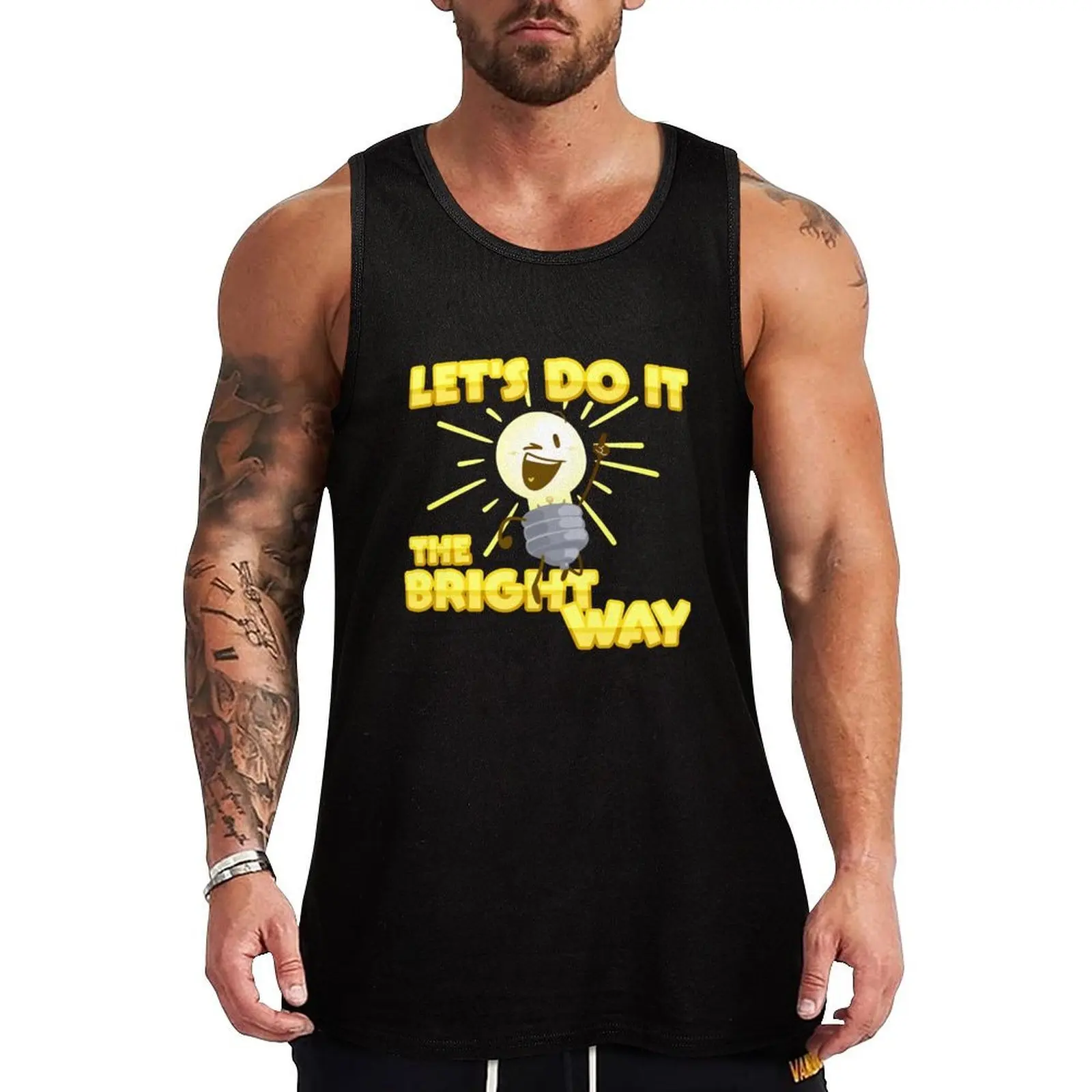 

Lightbulb (Inanimate Insanity) Tank Top Beach Casual Tank Top Sleeveless Loose Fit Vacation