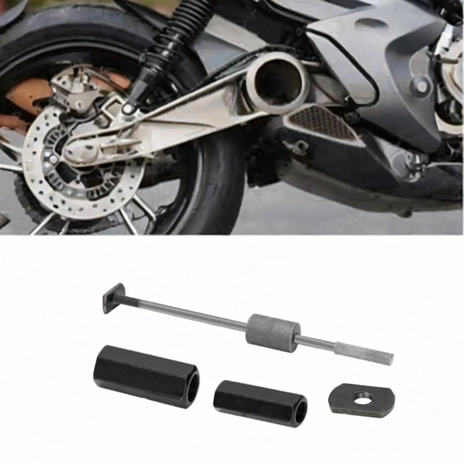 

Rear Axle Bearing Puller Tool Slide Hammer Steel Shaft Extractor for DIY Home and Workshop Use