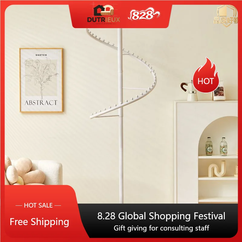 White Bedroom Clothing Racks Balcony Design Nordic Hanger Clothing Racks Apartments Corner Colgadores De Ropa Furniture Home