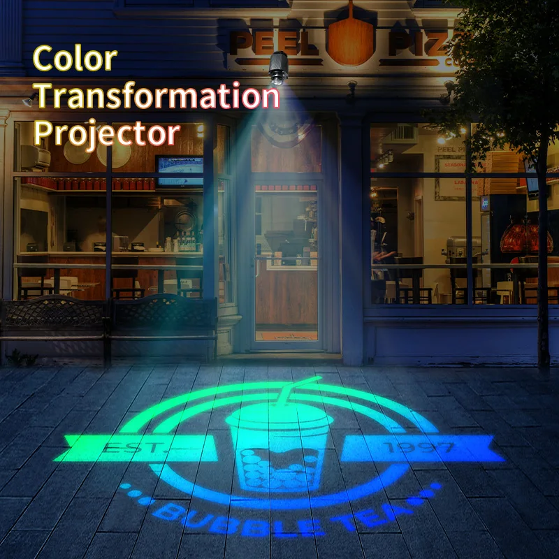 مخصص LED HD اللون تغيير IP67 مقاوم للماء الدورية Gobo العارض مصباح للداخلية في الهواء الطلق الإعلان شعار صورة العارض