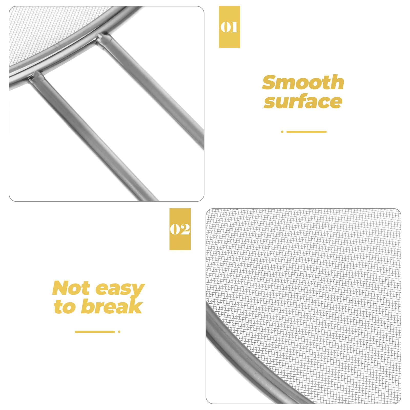 

【】Oil Splatter GuardHeat Insulation Mesh CoverFine Wire Screen Kitchen Fry Pan Shield Reusable Safe Cooking for Stainless