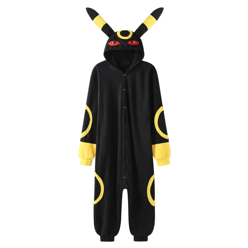 ❤ ❤ 2025 2025 disfraz de animación pijama Gengar Umbreon Onesie para adultos Piplup mujeres pijama de cuerpo completo Halloween Cosplay Cos nuevo ★ ☆