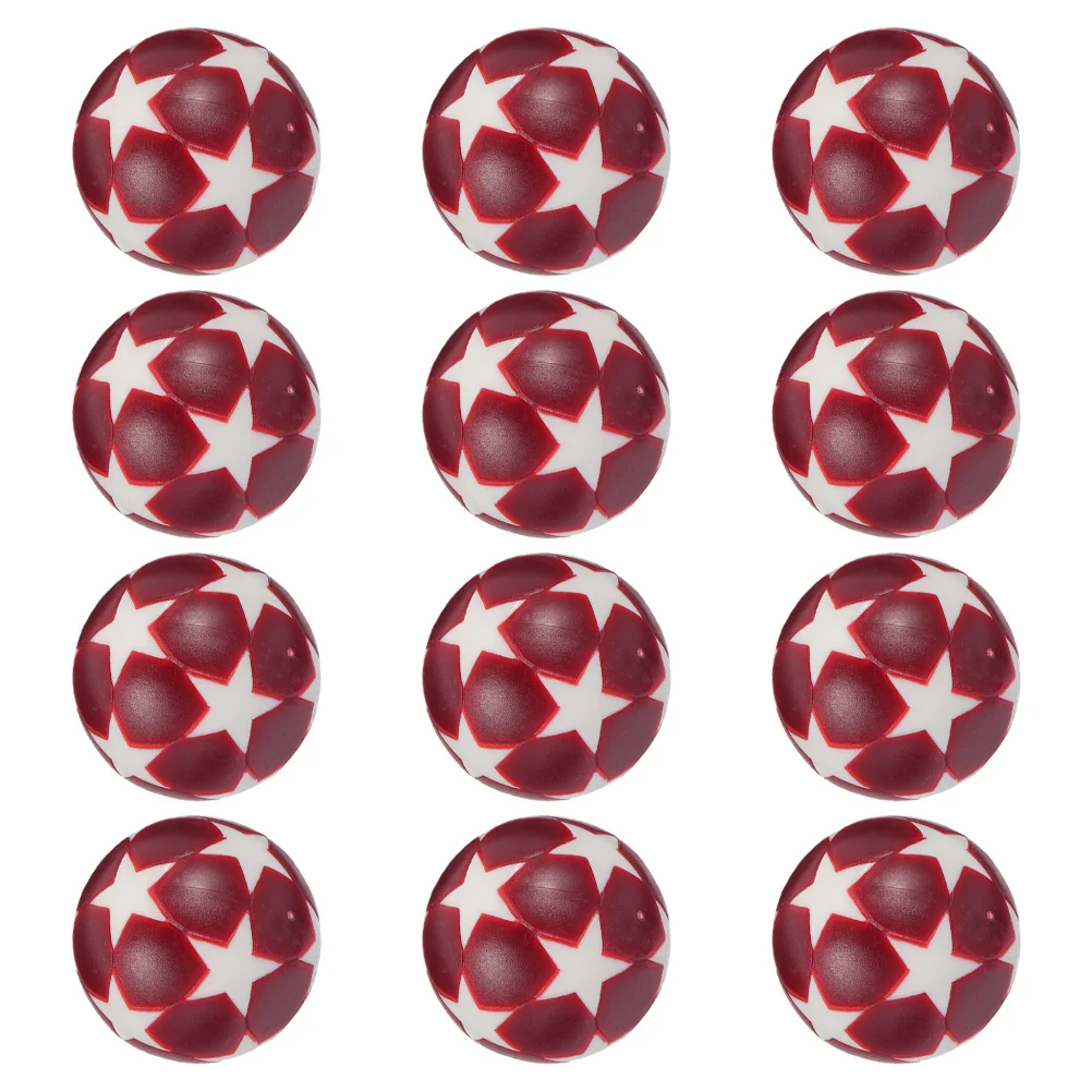 12 قطعة من ألعاب الطاولة كرات القدم طاولة بلاستيكية لكرة القدم رائعة وسهلة التخزين تجربة الألعاب لعبة كرة القدم طاولة كرة القدم