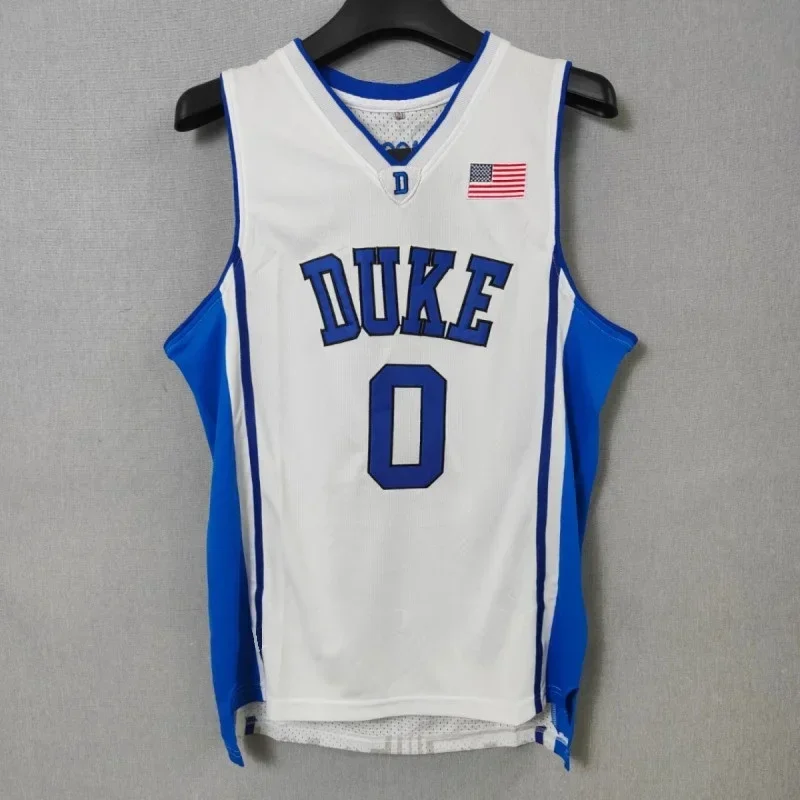 

Basketball Jersey Men Women Oversize 0 Tatum Duke University Embroidery Sewing Breathable Sports High Street Hip Hop Sportswear