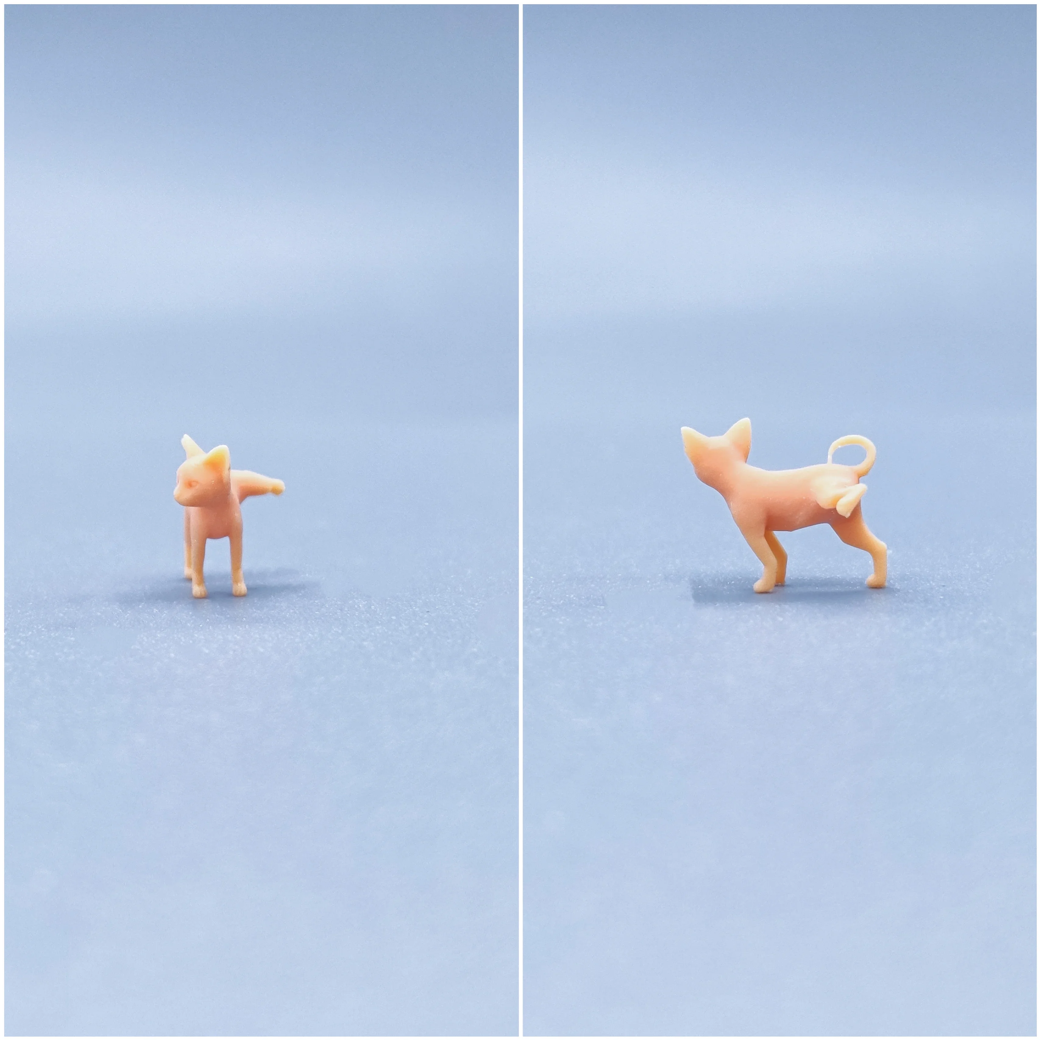 1/64 1/43 Figurines Scale Model Resin  Pet Dog Uncolored Miniatures Diorama Hand-painted  V534