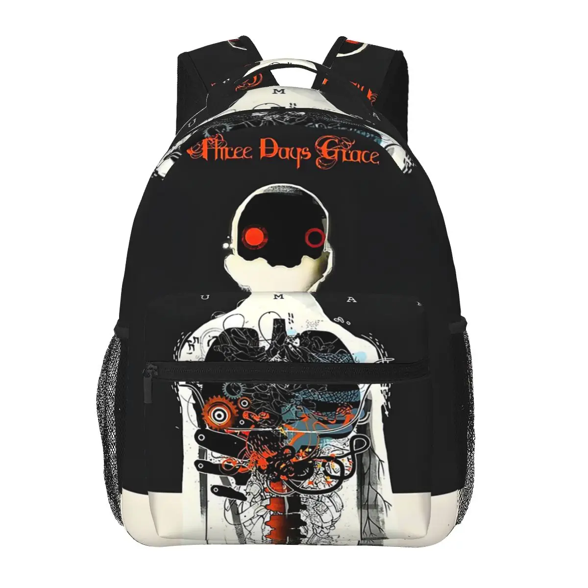 Three Days Grace Band Student Backpack School Bag Hiking Travel Daypack for Boys Girls Fashion Bookbag Shoulder Bags