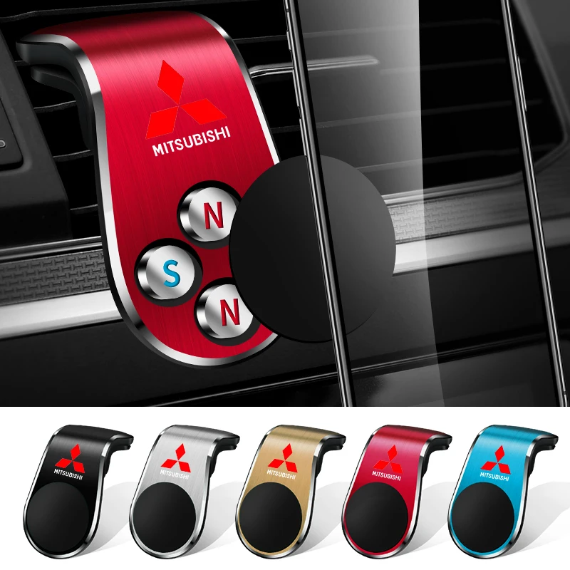 

1CPS Car Magnetic L-shaped Car Dedicated GPS Phone Holder For Mitsubishi ASX Lancer Pajero Outlander L200 EVO Lancer EX