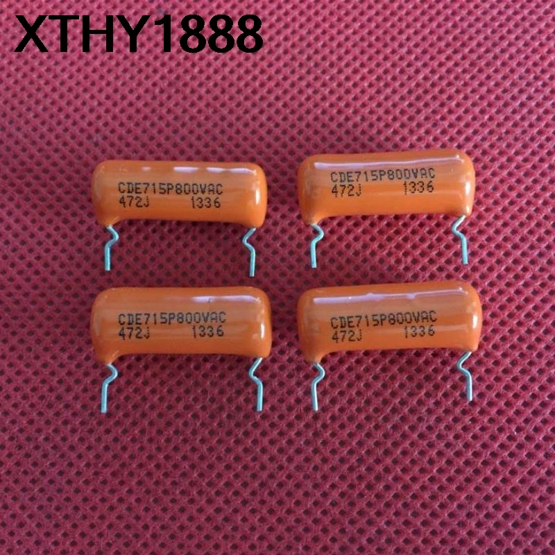 

10 шт. 0,0047 мкФ 800 В переменного тока 472J 1600 В аудиоэлектрические бесконтактные конденсаторы