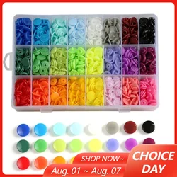 12mm Round Plastic Snap Button Rainbow Color DIY Sewing Poppers Fastener Press Button For Baby Clothing Bibs Sewing Accessories
