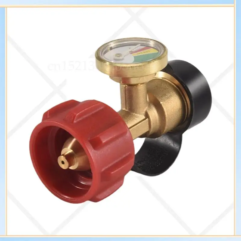 

-SPOR Gas Pressure Meter Level Indicator Leak Detector Gas Pressure Meter Universal For Gas Grill, Lantern, Heater