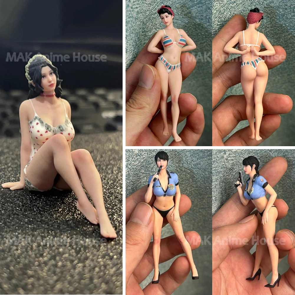Exquisita impresión Facial 3D 1/16 1/443 1/18, libro coreano Sexy, chaleco de tatuaje para estudiantes, figura de chica, modelo de hiprealismo, juguete de escena