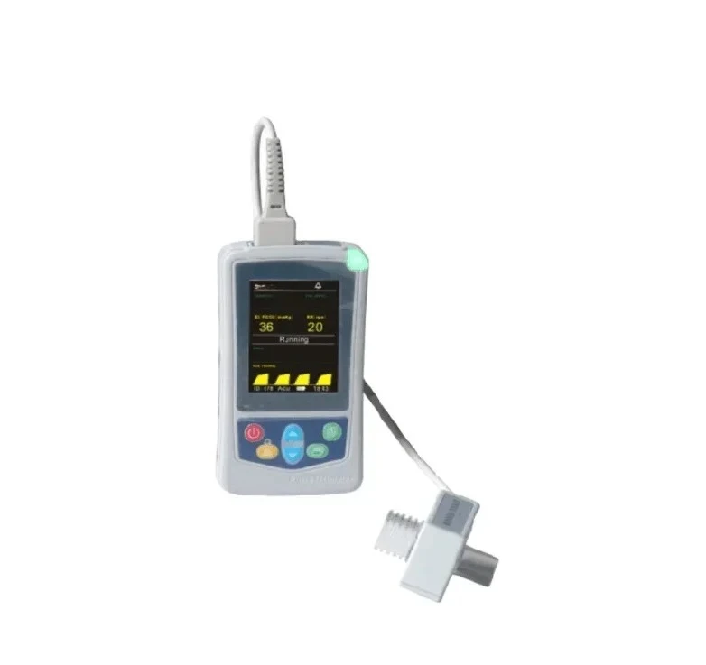 UT100C Portable ETCO2 Capnography Monitor with Mainstream and Sidestream CO2 Sensor