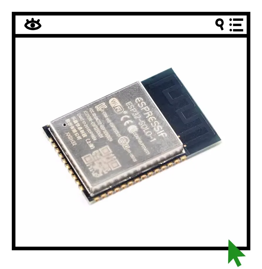 

2 шт. ESP32-SOLO-1(4MB) — одноядерный модуль Wi-Fi и Bluetooth для беспроводного подключения IoT-устройств.