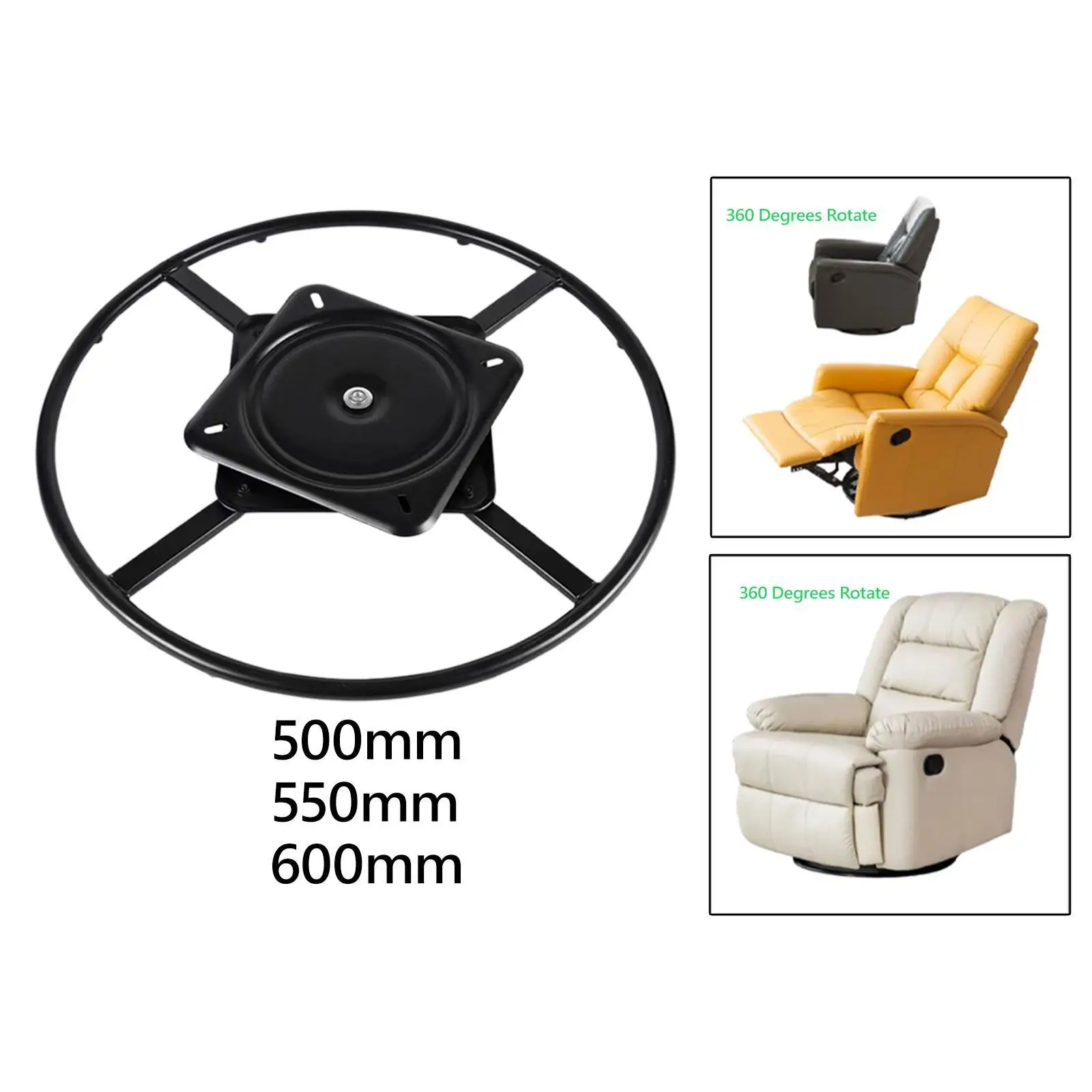 Bar Stool Swivel Plate Swivel Replacement Rotating Hardware Iron Chair Swivel Base for Rotating Chair Barstools Swivel Chair