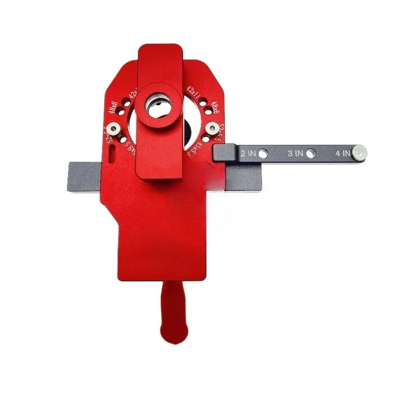 high quality aluminum alloy hidden hinge drilling fixture hole opener template woodworking portable pocket hole tool