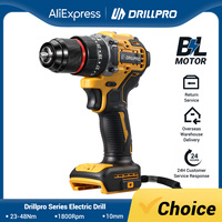 Drillpro Brushless Electric Drill Rechargeable Impact Screw Driver 2 Speed 48N.m Electric Screwdriver for DeWalt 20V Battery