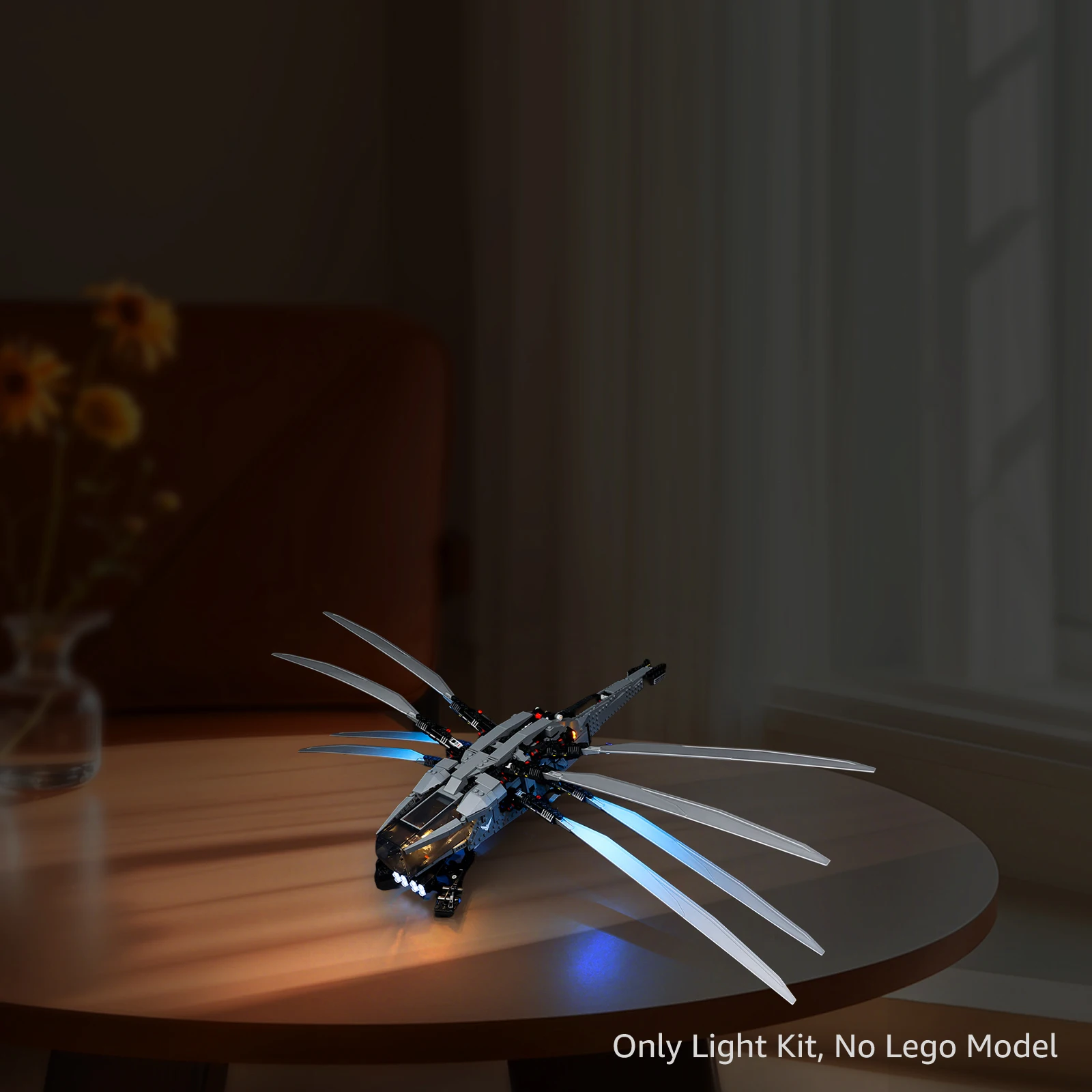 

Комплект светодиодных фонарей Kyglaring, подходящий для Lego Dune Atreides Royal Ornithopter 10327, строительные блоки, декоративная лампа, без здания Lego