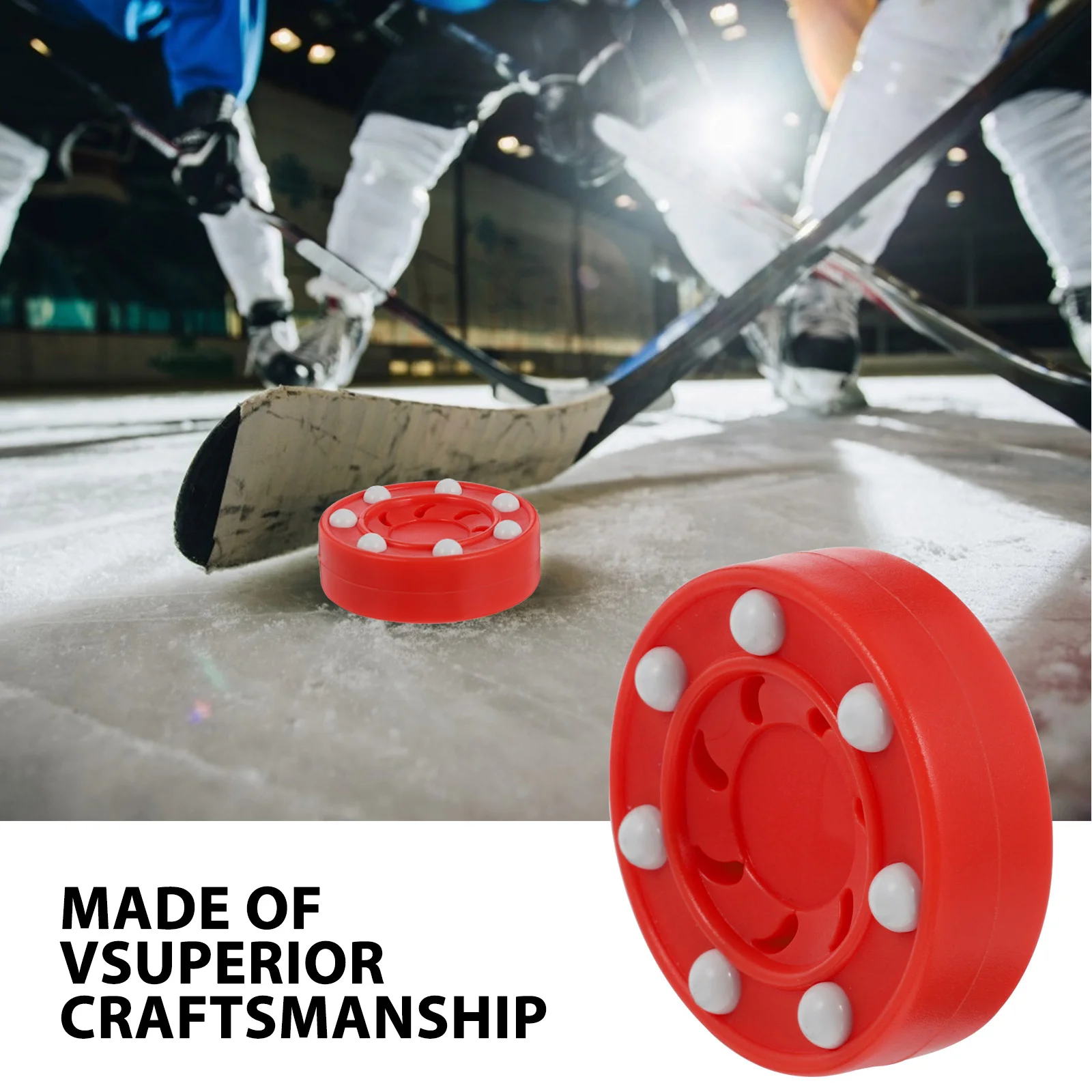 アイスホッケーパック プラスチック製トレーニングパック 細かい仕上がり 優れた弾力性 滑らかな表面 屋内屋外ゲーム ホッケーパック