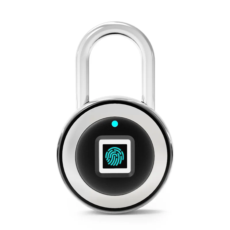 Blocco per impronte digitali senza chiave Impermeabile/sblocco per impronte digitali Lucchetto di sicurezza antifurto per porta bagagli