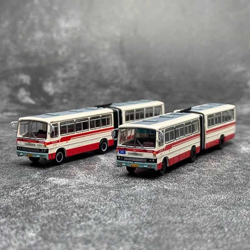 

Литой под давлением масштаб 1:110, Пекин BK6141, шарнирный городской автобус, модель автобуса из сплава, готовая коллекция имитаций, подарок, украшение дисплея