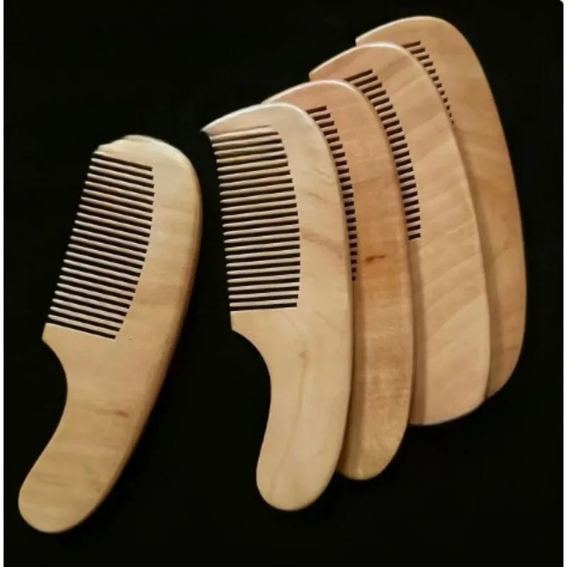 Wooden Brush Baby Combs Newborn Hair Brush Infant Head Massager 1Pc Newborn Baby Portable Bath Brush Comb for Kids Natural Wool