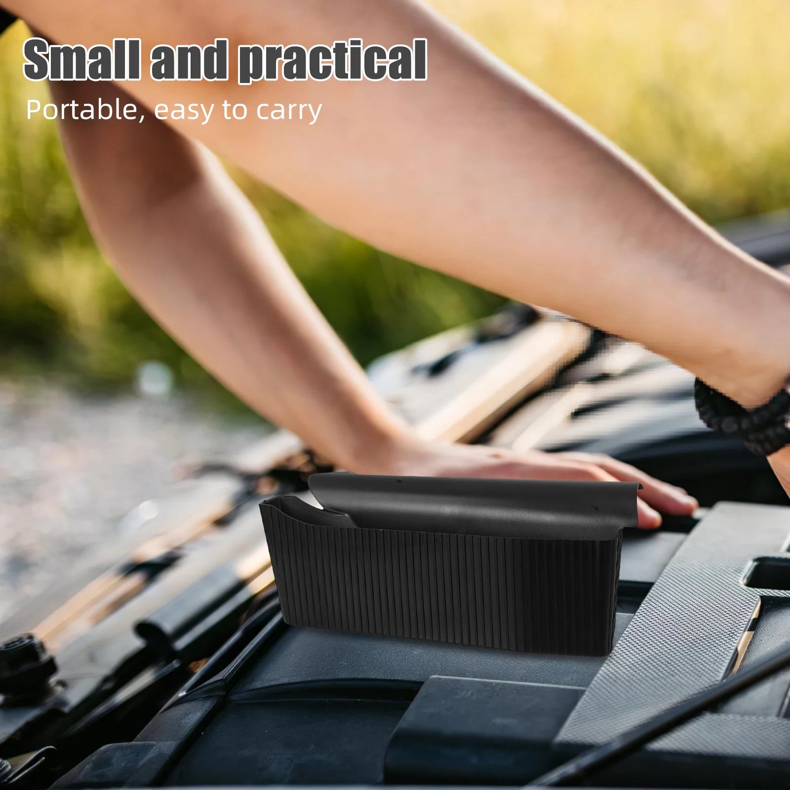 

1 Pair Car Center Organizer Hidden Storage Durable Plastic Replacement For Side Upgrade Automotive Interior Accessories