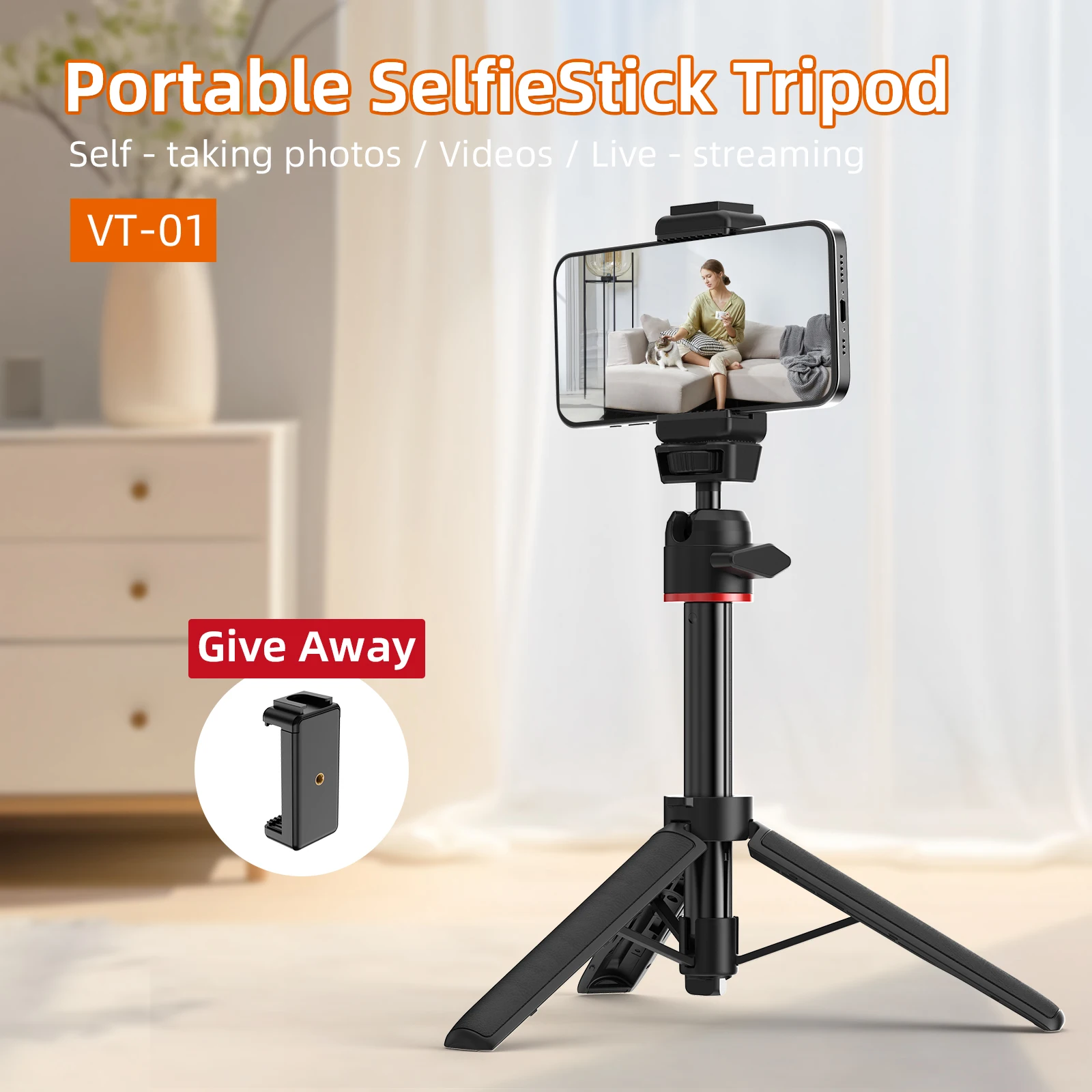 Foldable Tripod For… - image