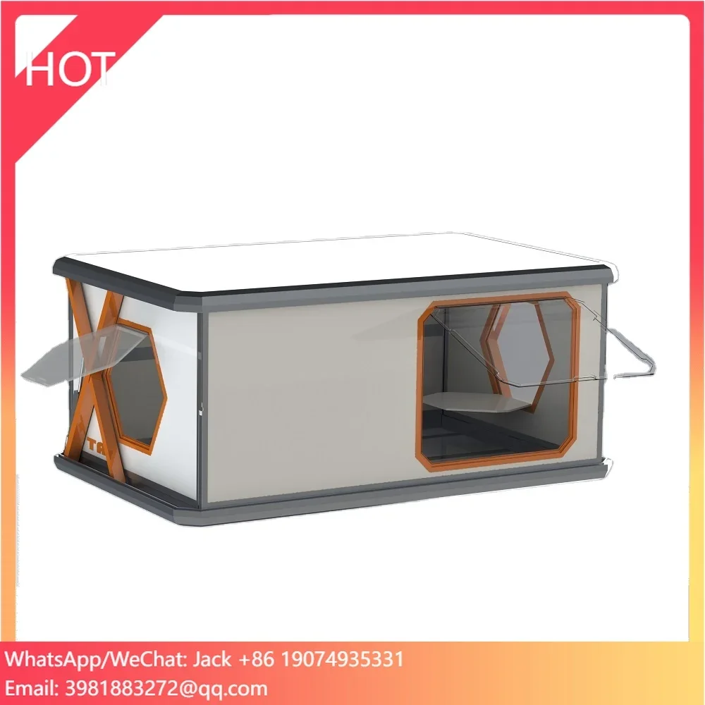 900W Solar Panel Included Auto Camping Outdoor Aluminum 3-4 Person Roof Top Tent Hard Shell Car Rooftop Tents Top Sales