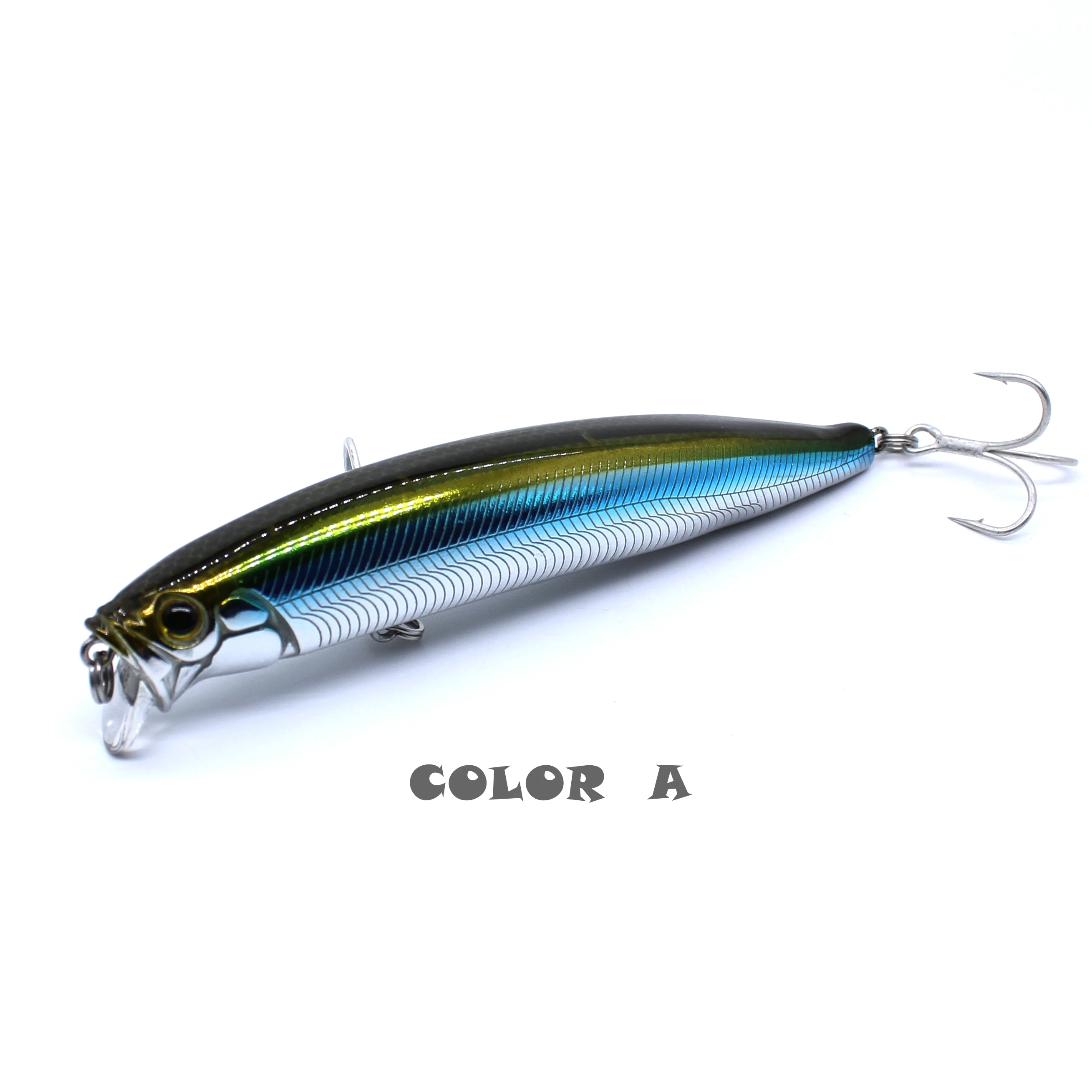 AOCLU Seebarsch Killer Schwimmender Wobbler 105 mm 17,9 g 0,1–0,5 m Harter Köder Minnow Jerk Angelköder Gewichtsübertragung Langwurfhaken – Detail 5