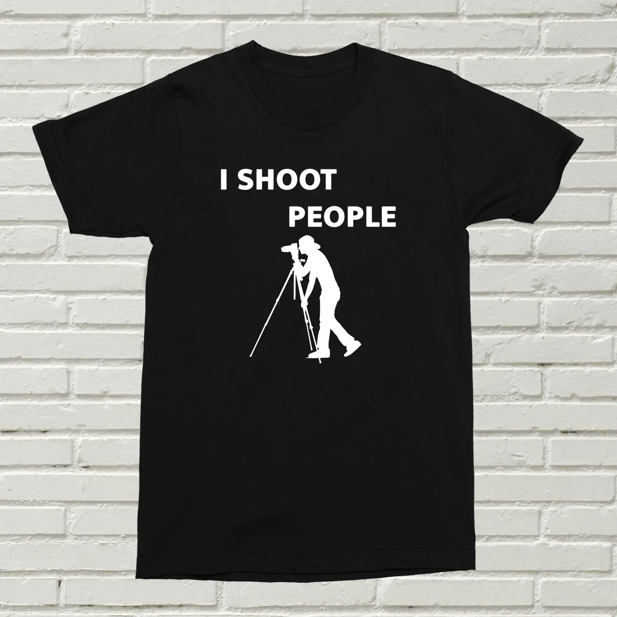 I Shoot People T Shirt Funny Offensive Present Birthday Christmas Photography Camera Alternative Rude