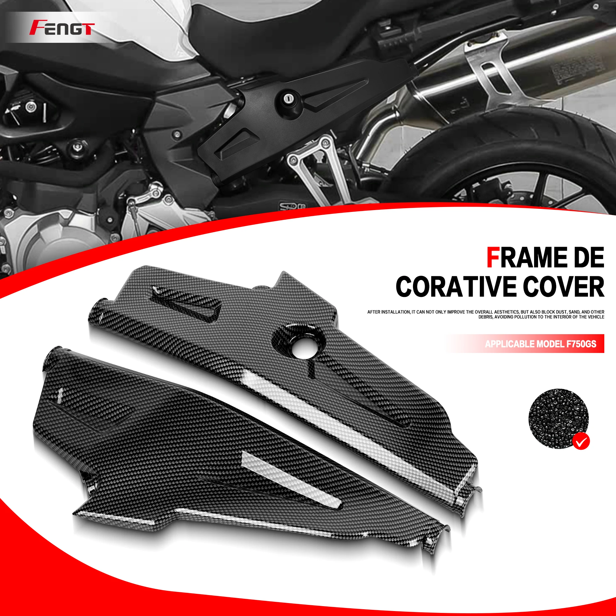 

Motorcycle Frame Infill Side Panel Set Fairing Cover For F900GS ADV F800GS F850GS F750GS 2020-2025 Frame Cover Plate Mudguard